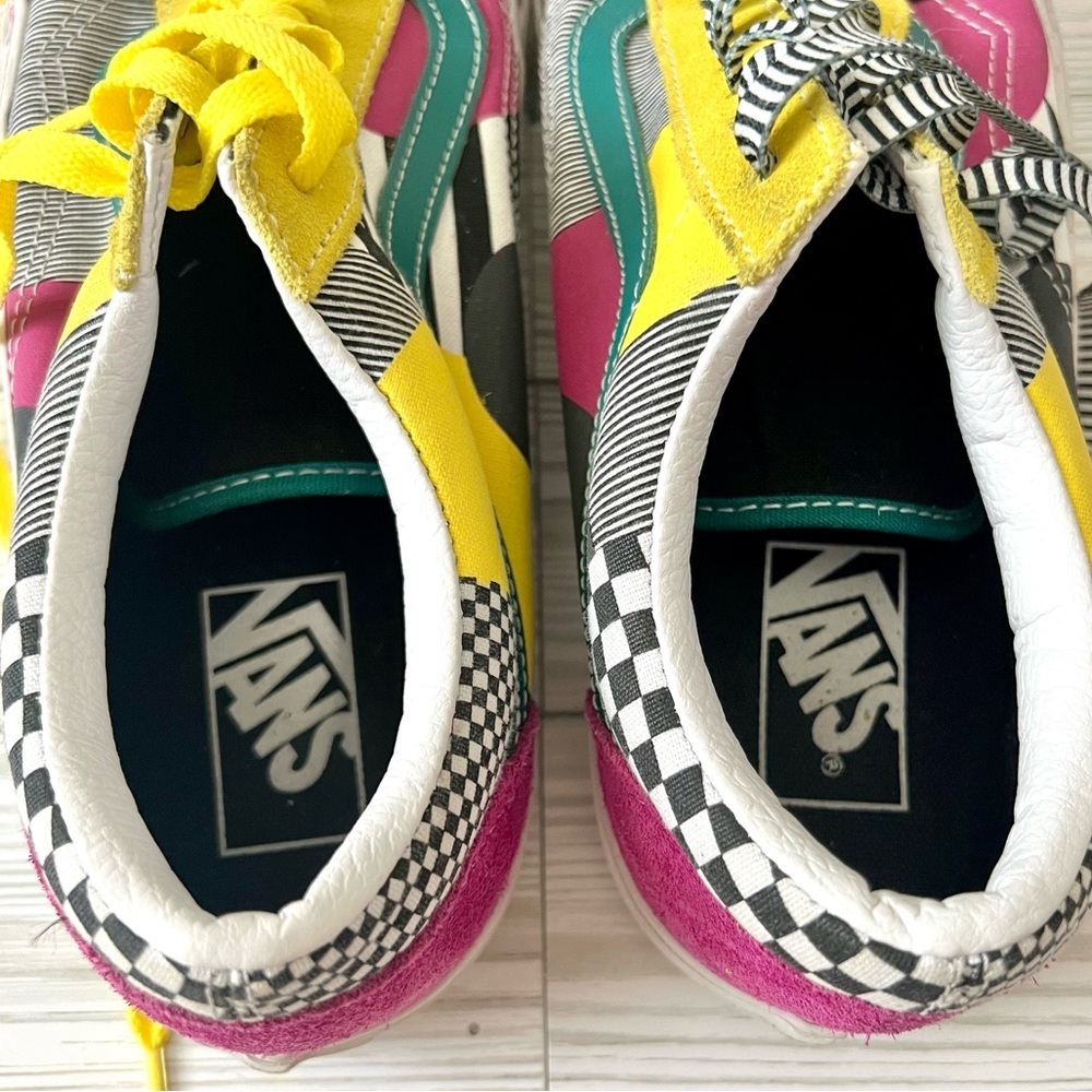 Vans Old Skool Juxtapoze Men's Size 9.5 Women's 11 Multi Color Skate Sneaker - Picture 16 of 16
